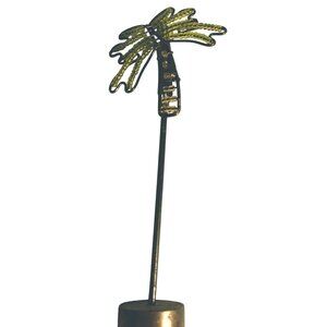 Place Card Photo Memo Note Holder Beaded Palm Tree Stand Name Clip Tropical